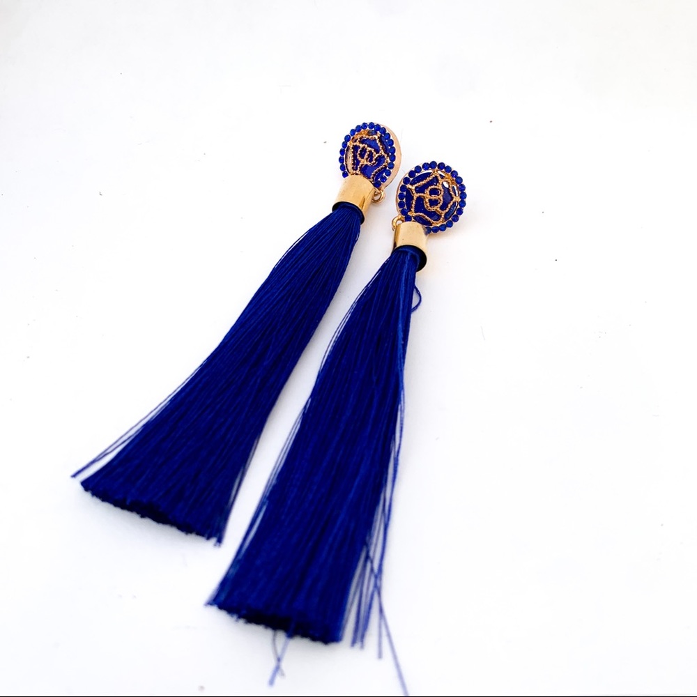 👑NEW👑 Just Rosy Fringe Earrings